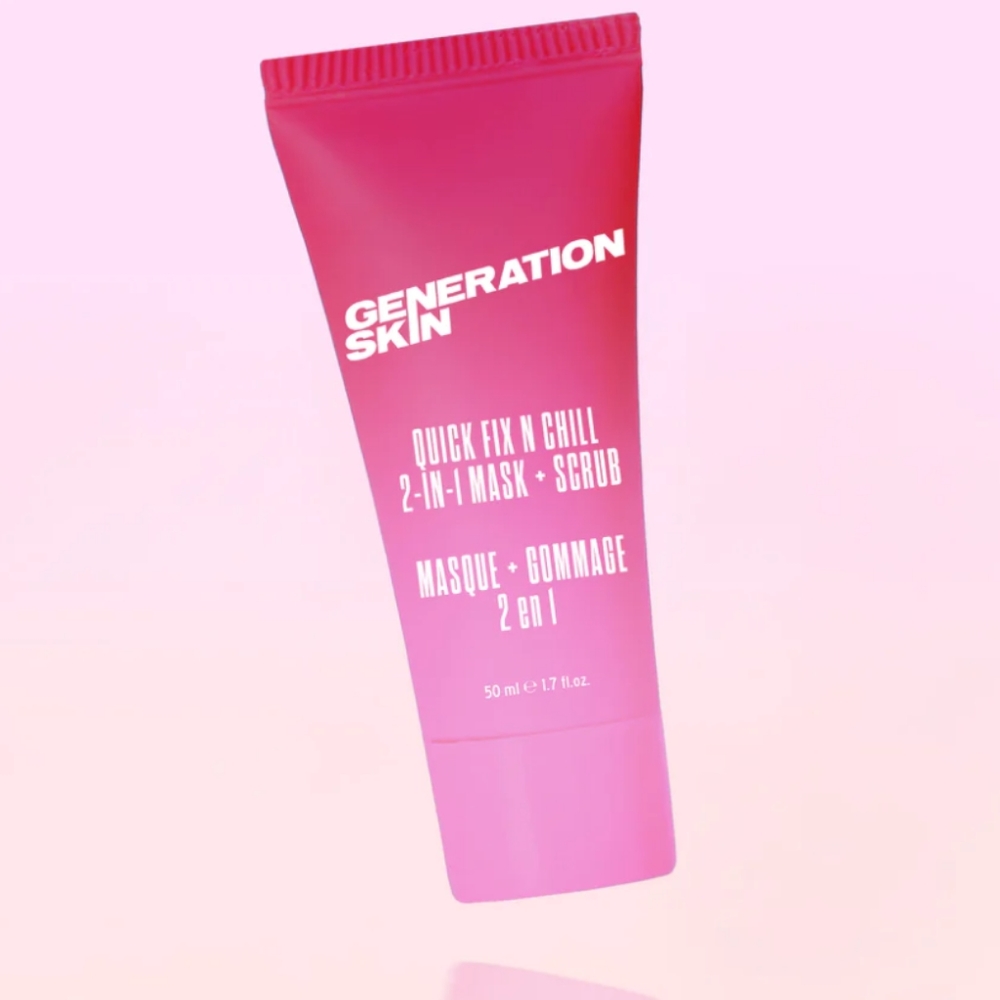 Quick fix and chill 2 in 1 mask and scrub